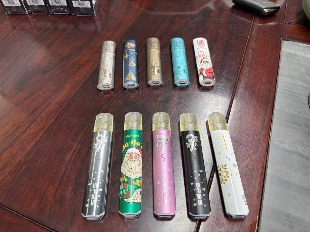 SP2S 一代通用主機實拍現貨 聖誕版多色展示 兼容 RELX 悅刻 一代 煙彈
