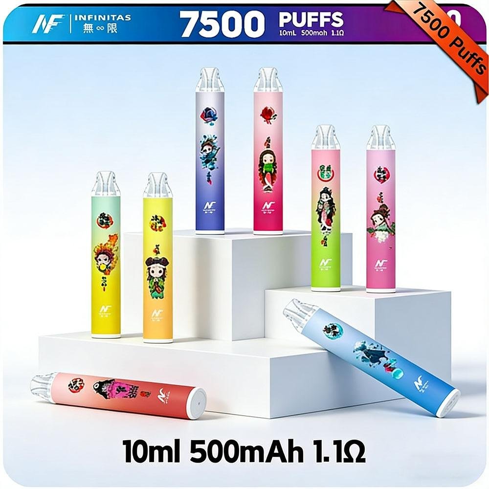 INF無限7500口|鬼滅之刃聯名一次性電子煙 · 20款風味 · 台灣現貨